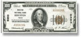 National Currency-National Bank Notes or Federal Reserve Bank Notes